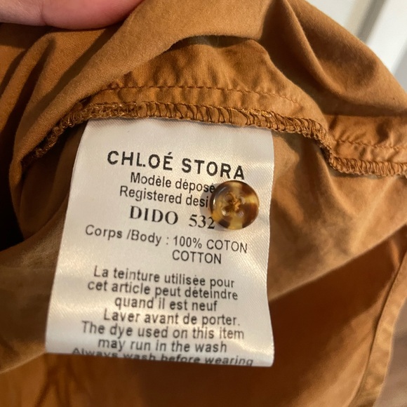 Chloe and Stora Sleeveless Blouse in Warm Tan Size 40 - Picture 5 of 5